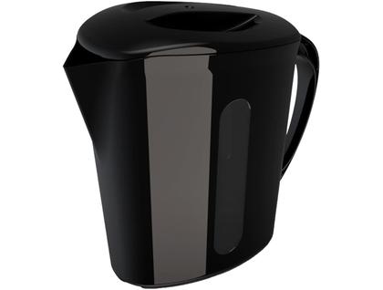 Imagem de Leiteira Jarra Plástica Para Micro-ondas Leite Suco Água Com Tampa E Alça 1 Litro Unitermi