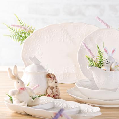 Imagem de Leiteira Molheira Porcelana Butterfly Borboleta Flower 200ml
