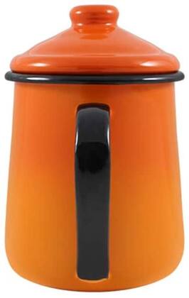 Imagem de Leiteira Tradicional 12 Esmaltada Laranja degradê - 1100 ml - Ewel