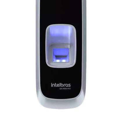Imagem de Leitor Biométrico Intelbras LE 3420 Bio Biometria Com RFID