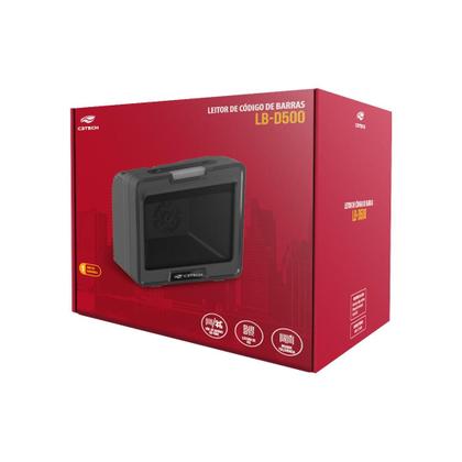 Imagem de Leitor Codigo 1D/2D USB LB-D500BK C3Tech