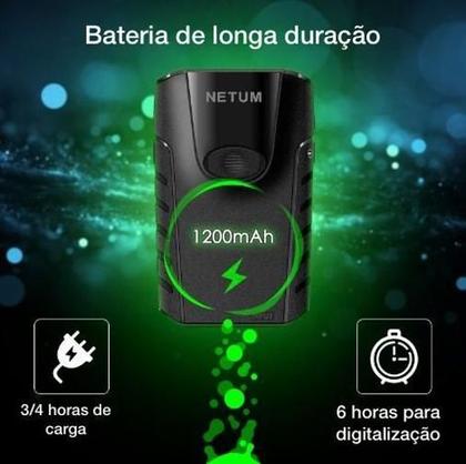 Imagem de Leitor Código De Barra Qr Code Bluetooth 2D Bolso Netum E800