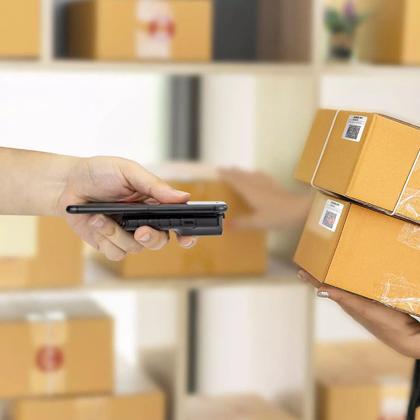 Imagem de Leitor Código De Barra Qr Code Bluetooth 2D Bolso Netum E800