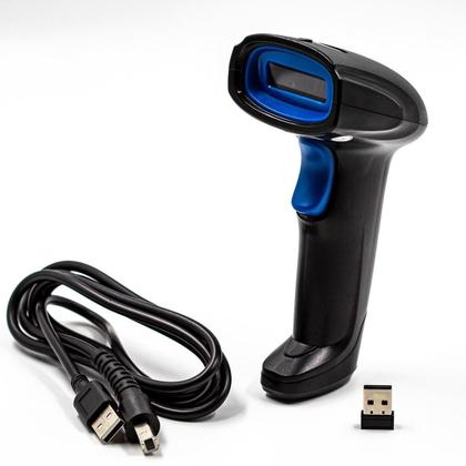 Imagem de Leitor Código De Barra Sem Fio De Mão Pdv Produtos Ean 1100