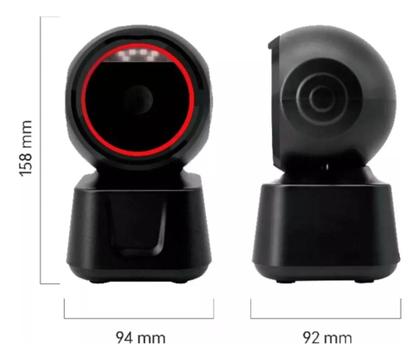 Imagem de Leitor Código de Barras Fixo USB Qr Code Danfe Ean 1D 2D Praticidade Vendas