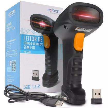 Imagem de Leitor Código de Barras Sem Fio 2,4GHZ - Cupons - EXBOM
