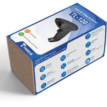 Imagem de Leitor Código de Barras Tanca Linear CCD 650mm USB Sem pedestal PPB TL-120