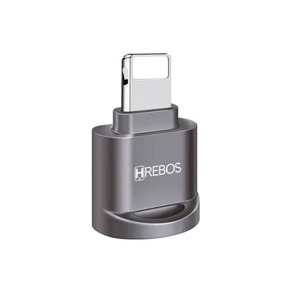 Imagem de Leitor de Cartão microSD HREBOS para Dispositivos Lightning