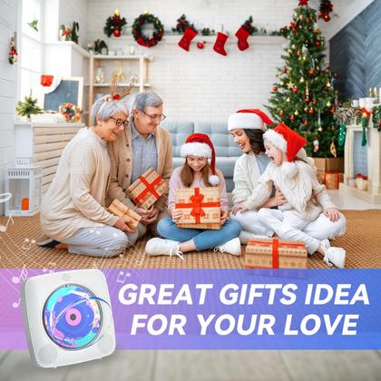 Imagem de Leitor de CD Kegaudio portátil com alto-falante Bluetooth e rádio FM