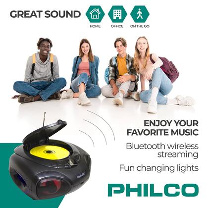 Imagem de Leitor de CD Portátil Philco com Bluetooth e Rádio AM/FM
