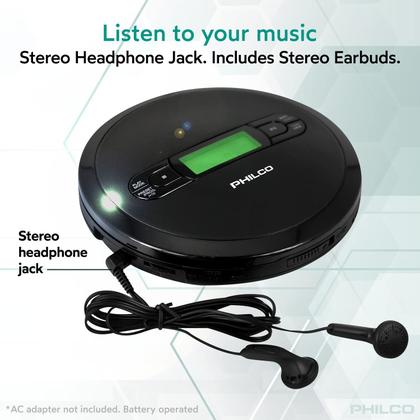 Imagem de Leitor de CD Portátil Philco com Reprodução de MP3 e Rádio FM