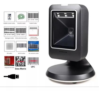 Imagem de Leitor De Código Barras De Mesa 1d 2d Qr Code Automatico - Nova Vida