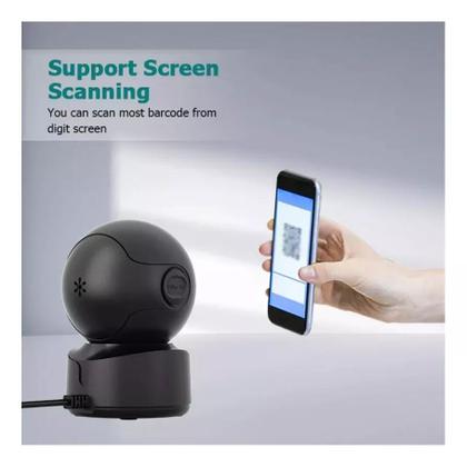 Imagem de Leitor De Código Barras Qr Fixo Mesa 1d 2d Usb Goldensky A5