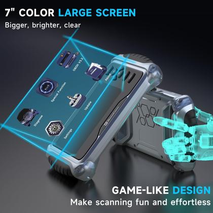 Imagem de Leitor de código BC BossComm IF740 OBD2 Scanner ABS-SRS-Transm