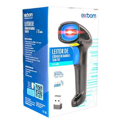 Imagem de Leitor de Código de Barra Wireless LCB-S600A - 6466 - Central Cabos