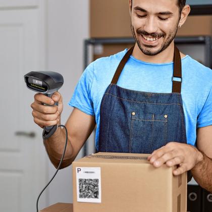 Imagem de Leitor de Código de Barras 2D QRCODE Boleto Multi GA217