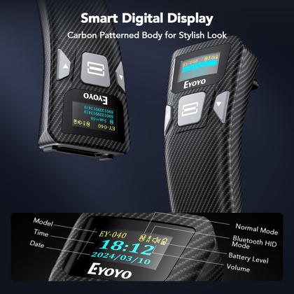 Imagem de Leitor de código de barras Bluetooth Eyoyo Mini 1D e 2D QR Code