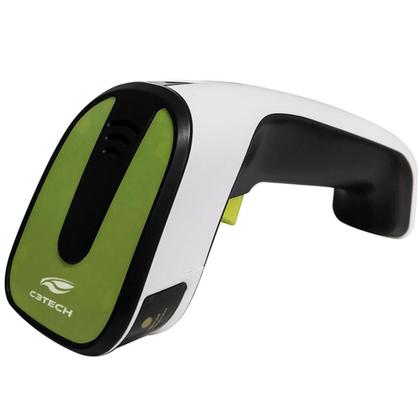 Imagem de Leitor de Código de Barras CCD C3 Tech, Sem Fio, Preto/Verde - LB-W300BK