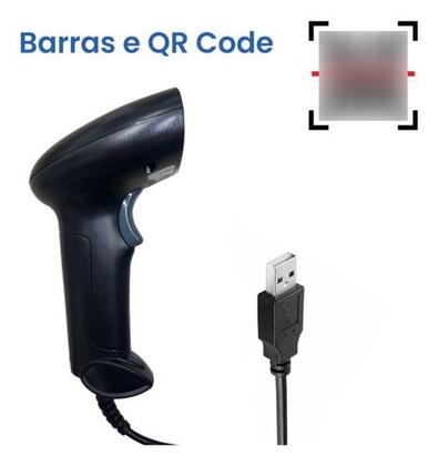 Imagem de Leitor de Código de barras com Fio USB 1D & 2D KNUP - KP-LE705