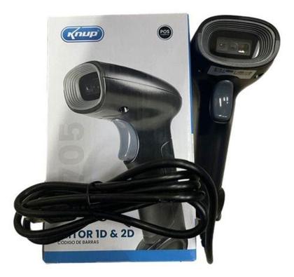 Imagem de Leitor de Código de barras com Fio USB 1D & 2D KNUP - KP-LE705