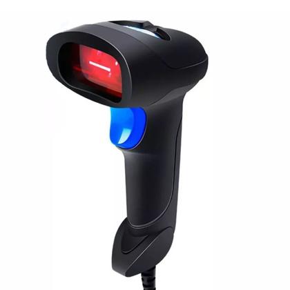 Imagem de Leitor de Código de Barras Com Fio USB EAN13 Boletos Bancários NF Contas Impostos Uso de Correios