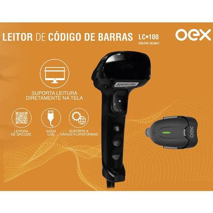 Imagem de Leitor de Codigo de Barras e Qrcode OEX LC100