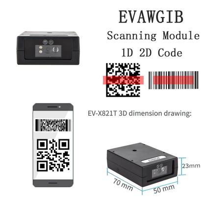 Imagem de Leitor de código de barras EVAWGIB Mini USB RS232 TTL 2D CMOS