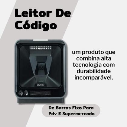 Imagem de Leitor De Código De Barras Fixo Para Pdv E Supermercado