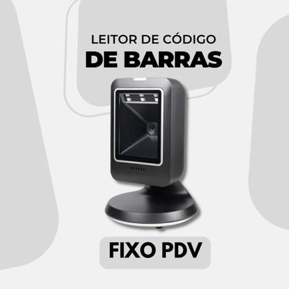 Imagem de Leitor De Código De Barras Fixo USB PDV Scanner Automático 1D 2D QR Code Para Caixa