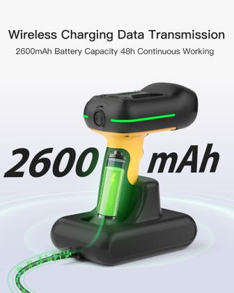 Imagem de Leitor de código de barras Inateck Industrial Wireless 2D QR Code BCST-75S