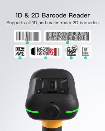 Imagem de Leitor de código de barras Inateck Industrial Wireless 2D QR Code BCST-75S