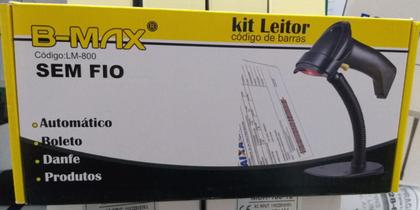 Imagem de Leitor De Codigo De Barras Laser B-Max Lm-800 Notas fiscais, Produtos e Boletos Bancários