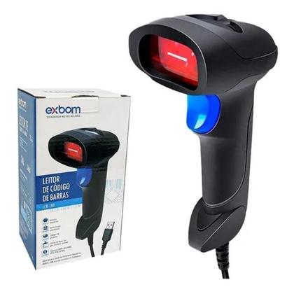 Imagem de Leitor de Código de Barras Laser USB EAN13 Boletos FEBRABAN