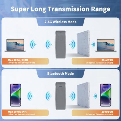 Imagem de Leitor de código de barras NetumScan Mini 1D Bluetooth CCD
