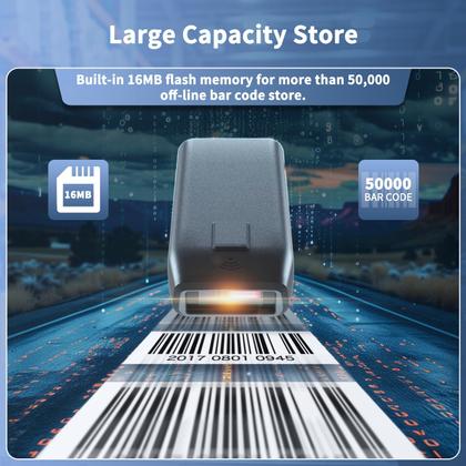 Imagem de Leitor de código de barras NetumScan Mini 1D Bluetooth CCD