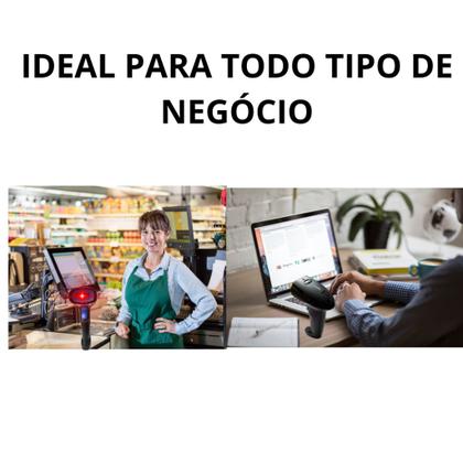 Imagem de Leitor De Código De Barras Sem Fio Barcode scanner 1100LW Usb Ean-8/ean-13 110v/220v