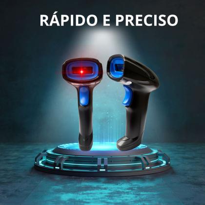 Imagem de Leitor De Código De Barras Sem Fio Barcode scanner 1100LW Usb Ean-8/ean-13 110v/220v