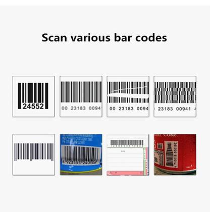 Imagem de Leitor de Código de Barras Sensor LED 1D e 2D C/ Fio USB Escanear Produtos Comércio Mercado