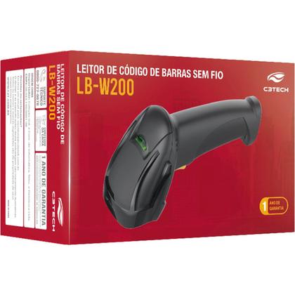 Imagem de Leitor de Código de Barras USB C3TECH LB-W300V2BK Preto
