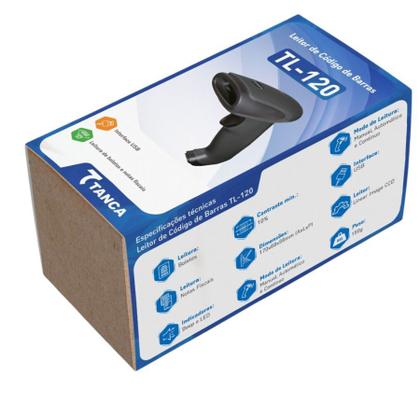 Imagem de Leitor de Código de Barras USB Tanca TL-120 Preto