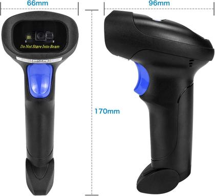 Imagem de Leitor de codigo de barras wireless QRcode Sem fio 1D 2D