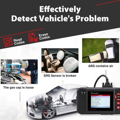 Imagem de Leitor de código de carro LAUNCH X431 Creader VII+ Full EOBD OBD2