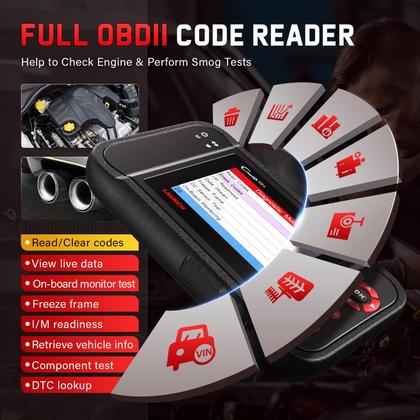 Imagem de Leitor de código de carro LAUNCH X431 Creader VII+ Full EOBD OBD2