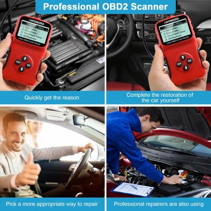 Imagem de Leitor de código de scanner OBD2 Anyongora V309 para motor de carro