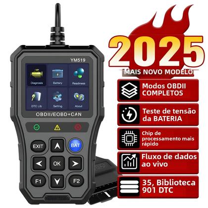 Imagem de Leitor De Código Obd2 Multilíngue Scanner Ym519 Ms309 Ferramentas De Diagnóstico De Carro Testador