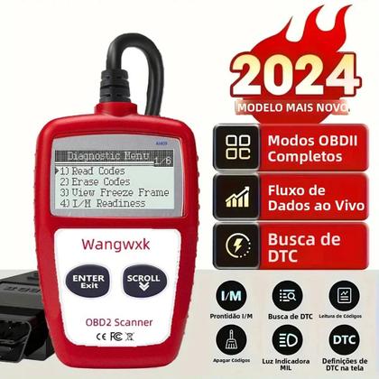 Imagem de Leitor De Código OBD2 Universal De 16 Pinos Ferramenta De Diagnóstico Scanner Multifuncional De