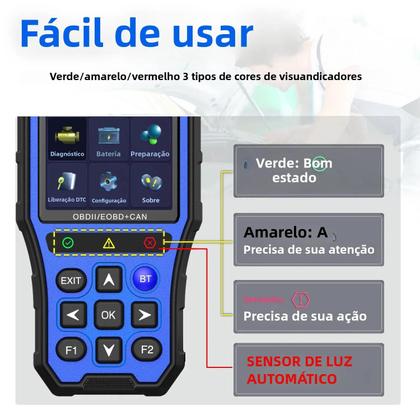 Imagem de Leitor De Código OBD2 Universal Ferramenta De Diagnóstico YM529 Scanner OBD Para Todos Os Carros Com