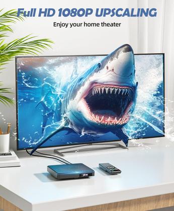 Imagem de Leitor de DVD Arafuna Mini HDMI 1080P gratuito em todas as regiões com controle remoto