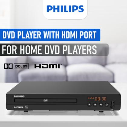 Imagem de Leitor de DVD Philips 1080P com porta HDMI para todas as regiões com controle remoto