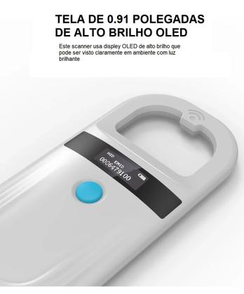 Imagem de Leitor De Microchip Identificação De Animal Universal